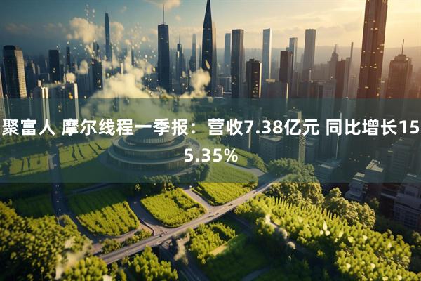 聚富人 摩尔线程一季报：营收7.38亿元 同比增长155.35%